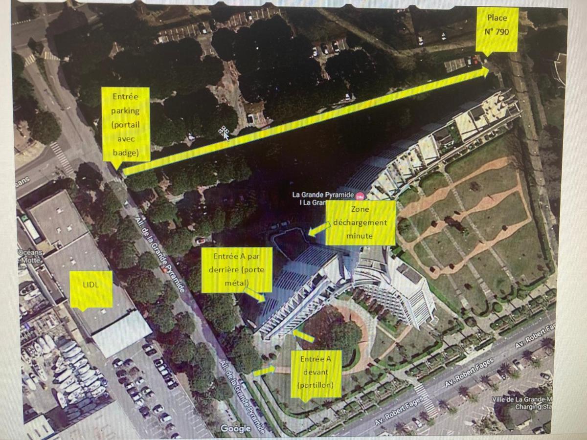 Reve Bleu Residence La Grande Pyramide Vue Port Hyper Centre Wifi Parking Prive Gratuit Екстер'єр фото